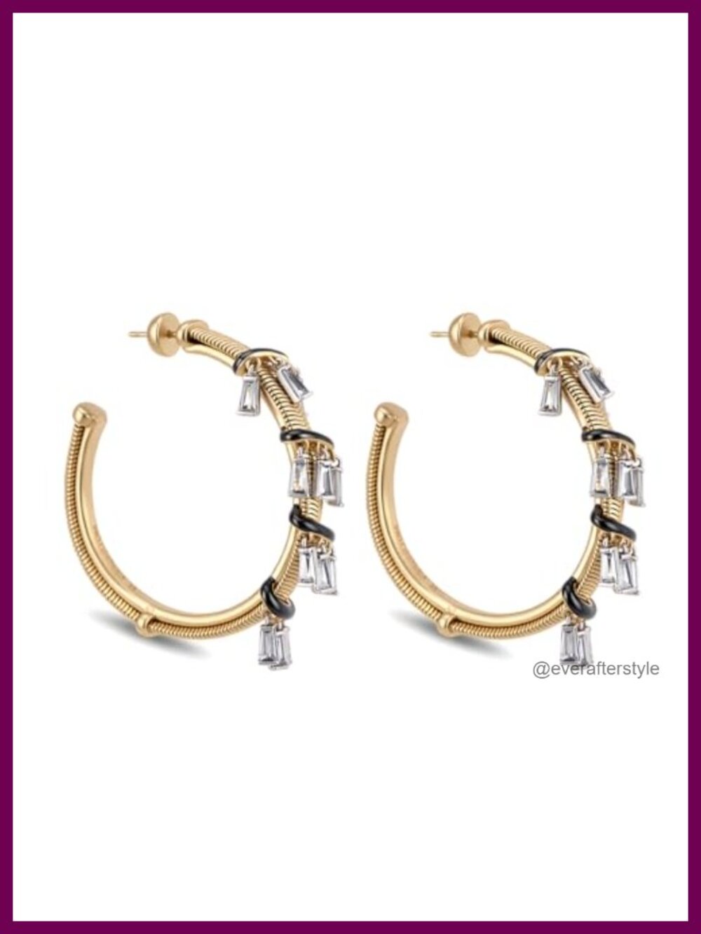 Gold Plated Hoop Earrings with Pearls for Women Statement Jewelry Gift
